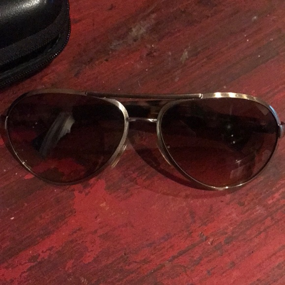 DKNY large Gold aviators - Picture 1 of 3